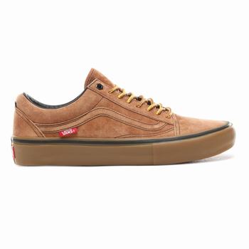 Panske Tenisky Vans X Anti Hero Old Skool Pro Hnede VA93GSDOL